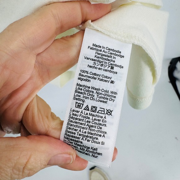 J. Crew Breton Striped Turtleneck Ivory Navy Blue Size S NWT Nautical Preppy - Picture 5 of 6